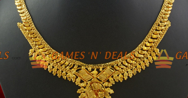NCKN388 Gold Plated Guarantee Necklace Traditional Calcutta Design